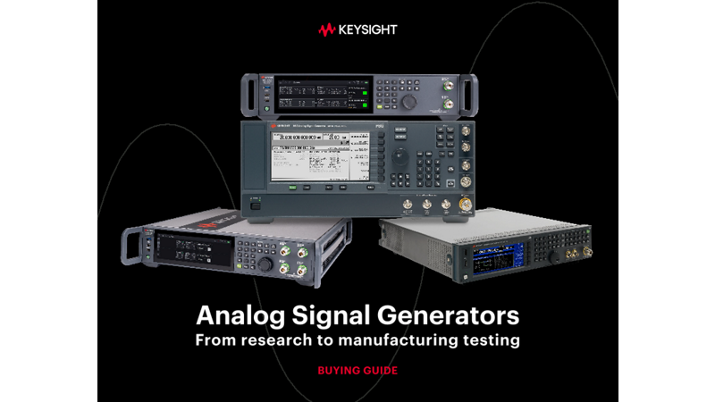 Analog Signal Generators Buying Guide